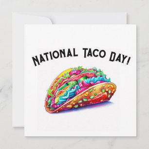 National Taco Day Holiday Card