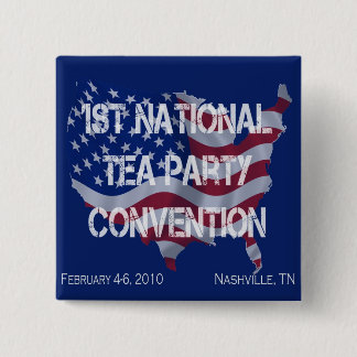 National Tea Party Convention Button