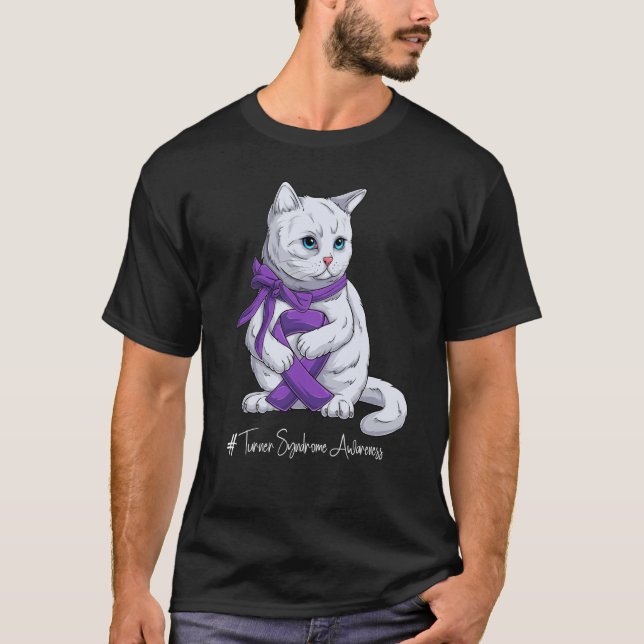 National Turner Syndrome Awareness Month Purple Ri T-Shirt (Front)