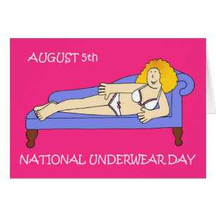 National Underwear Day August 5th