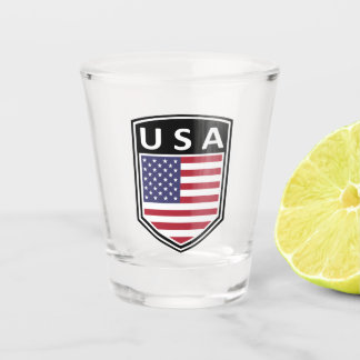 National - USA Shot Glass