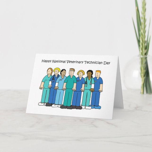 National Veterinary Technician Day September 28th Card (Front)