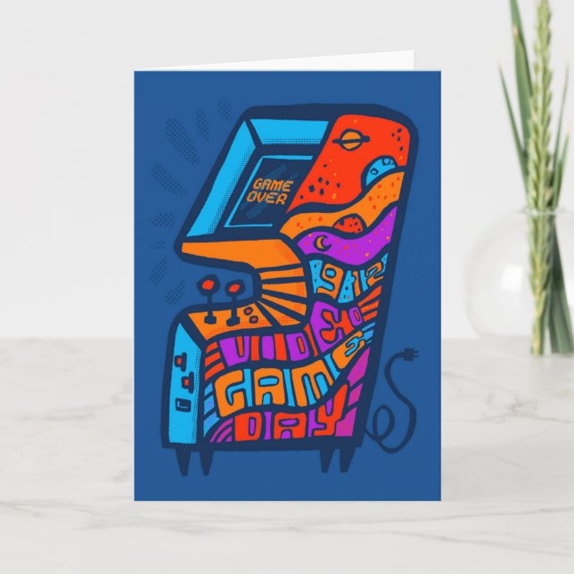 National Video Game Day September 9th Card (Front)