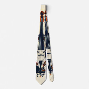 National Violin Day Symphony Neck Tie & Notebook