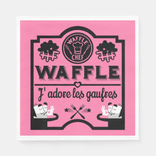 National Waffle Day Napkin