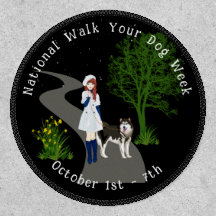 National Walk Your Dog Week Patch