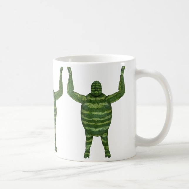 National Watermelon Day Gorilla Coffee Mug (Right)