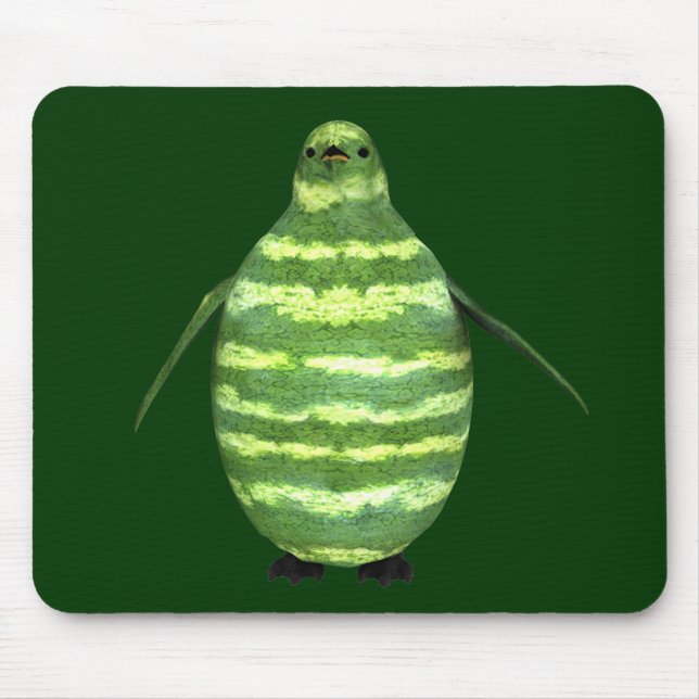 National Watermelon Day Penguin Mouse Pad (Front)