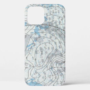 National Weather Map iPhone 12 Case