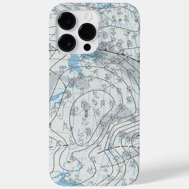 National Weather Map Case-Mate iPhone Case (Back)