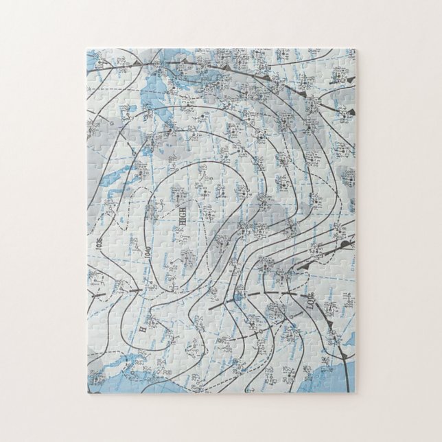 National Weather Map Jigsaw Puzzle (Vertical)