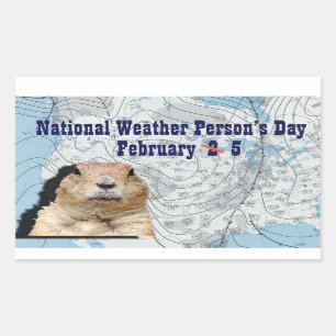 National Weather Person’s Day February 5 Sticker