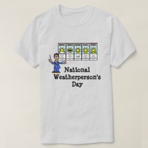 National Weatherperson's Day T-shirt - Male