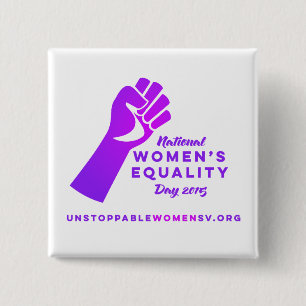 National Women's Equality Day Button