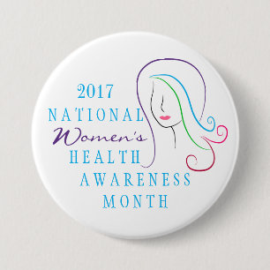 National Women's Health Awareness 3 Inch Round Button