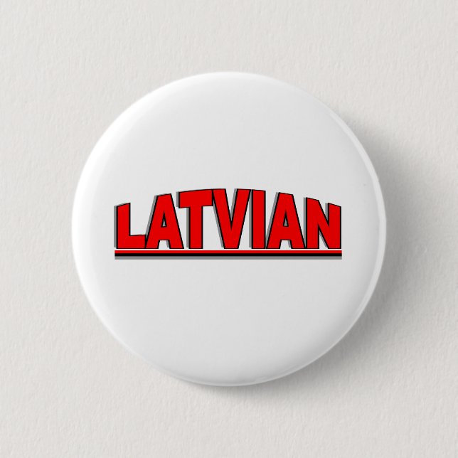 Nationalities - "Latvian" 2 Inch Round Button (Front)