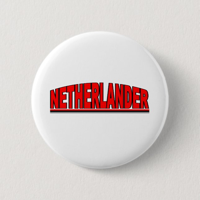 Nationalities - "Netherlander" 2 Inch Round Button (Front)