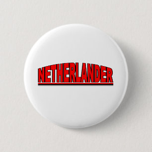 Nationalities - "Netherlander" 2 Inch Round Button