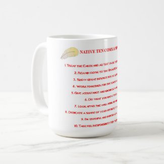 Native 10 Commandments 444ml Classic Mug