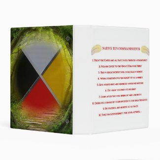 Native 10 Commandments Avery Mini Binder