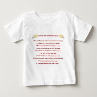 Native 10 Commandments Baby T-Shirt