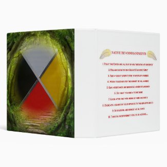 Native 10 Commandments Binder