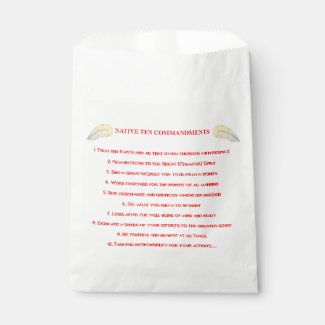 Native 10 Commandments Favour Bags