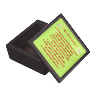 Native 10 Commandments Magnetic Wooden Gift Box