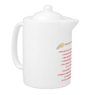 Native 10 Commandments Medium Teapot