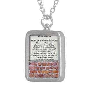 Native 10 Commandments Necklace