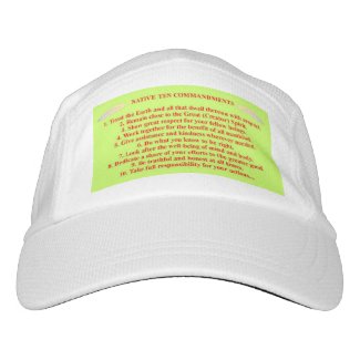 Native 10 Commandments Performance Hat