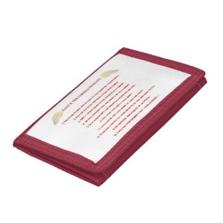 Native 10 Commandments Photo Wallet