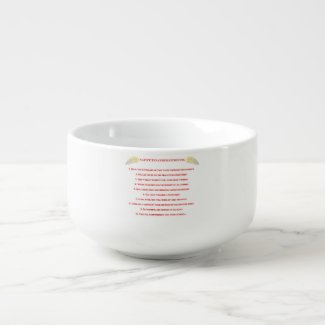 Native 10 Commandments Soup Mug
