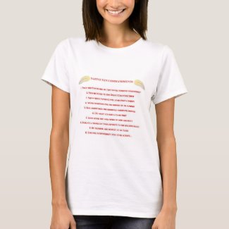 Native 10 Commandments Women's T-Shirt
