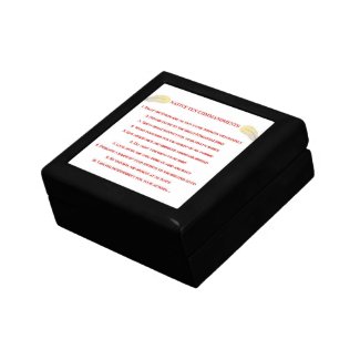 Native 10 Commandments Wooden Jewellery Keepsake  Gift Box