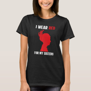 Native America Mmiw Awareness I Wear Red For My S T-Shirt