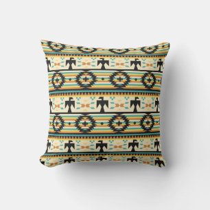 Native americal pattern outdoor pillow