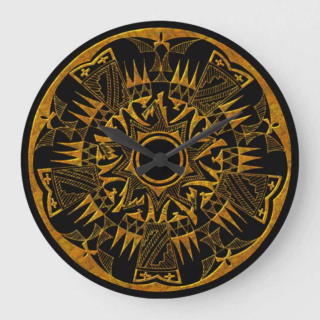 Native American 1 Clock (Front)