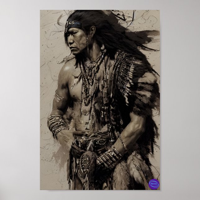 NATIVE AMERICAN 4 POSTER (Front)