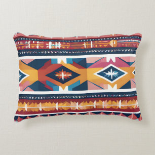Native American Abstract Tribute 18 Accent Pillow