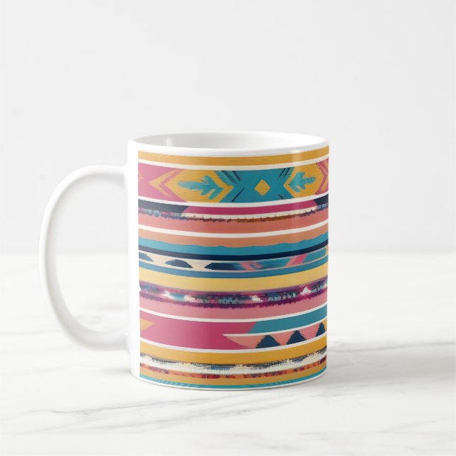Native American Abstract Tribute S13 Coffee Mug (Left)