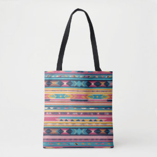 Native American Abstract Tribute S13 Tote Bag