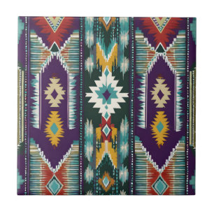Native American Abstract Tribute S9 Tile