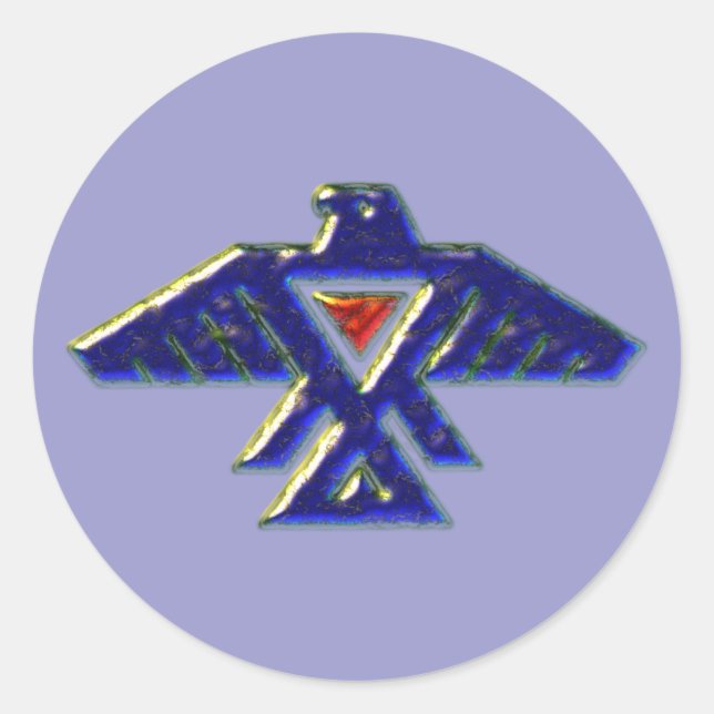 native American anishinabe ojibwe ojibwa Classic Round Sticker (Front)