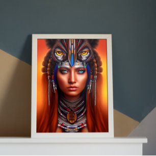 Native American Apache  Poster
