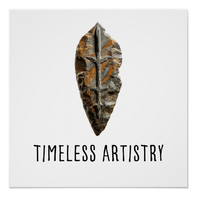 Native American Arrowhead Poster (Front)