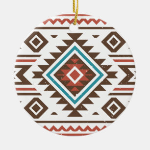 Native American Art Ceramic Ornament