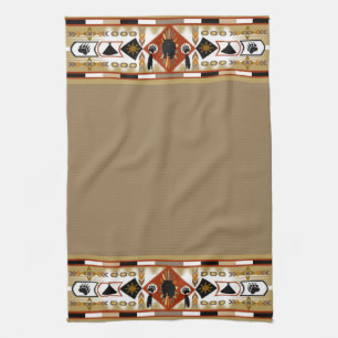 Native American Bear Clan Kitchen Towels