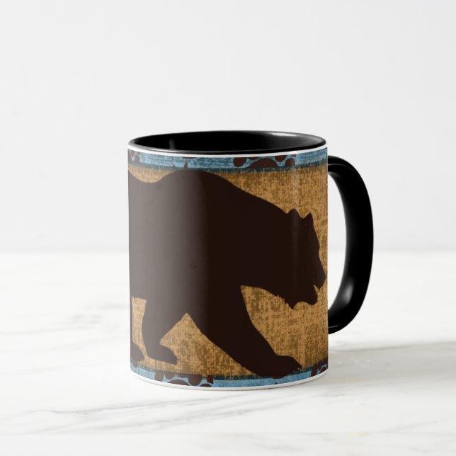 Native American Bear Mug (Front Right)