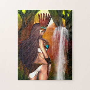 Native American Beauty Jigsaw Puzzle